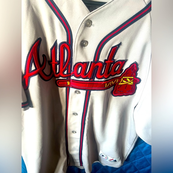 Majestic Vintage Atlanta Braves Baseball Jersey. Size XL. Stitched sewn - Picture 1 of 7